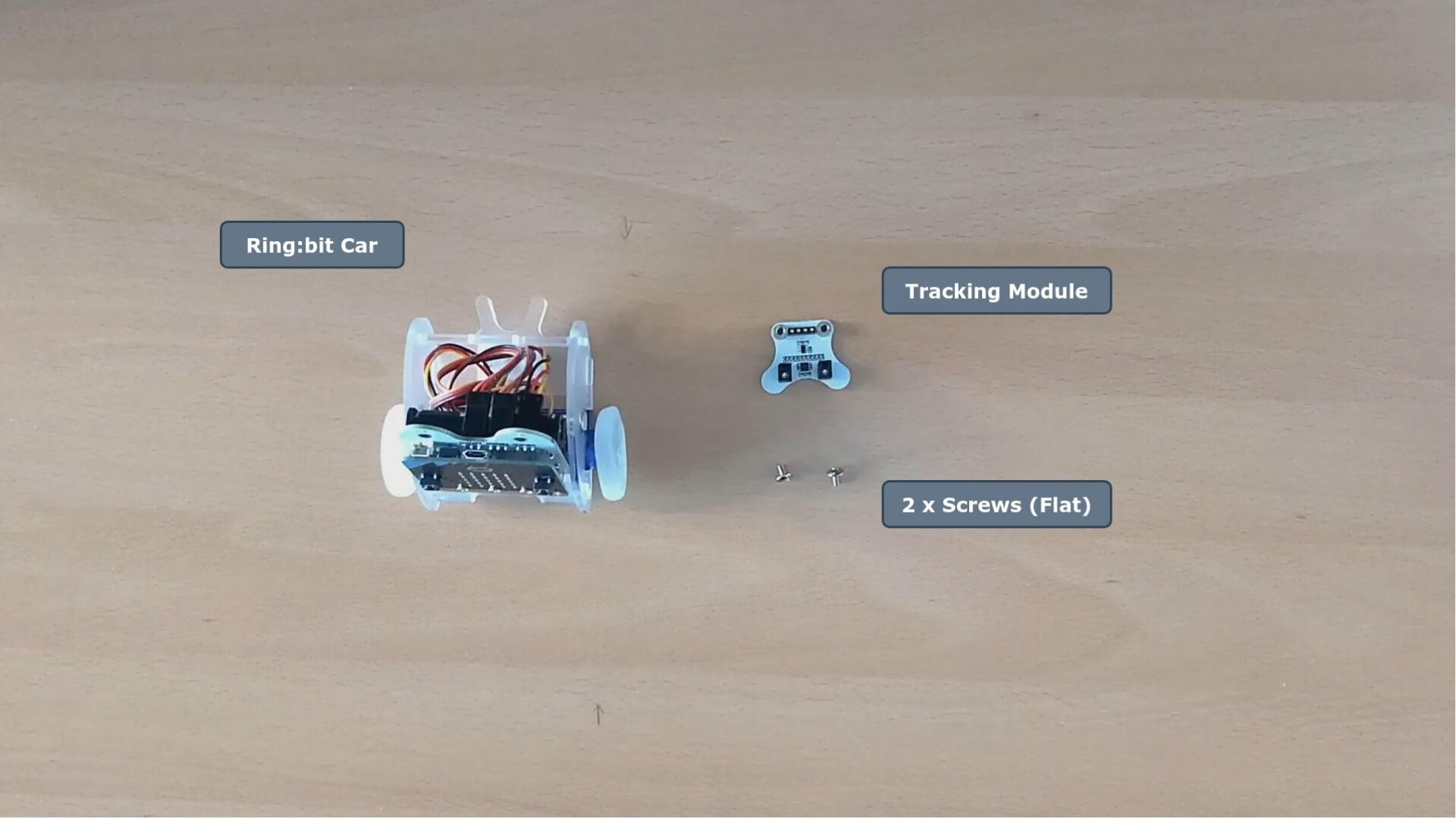 Tracking module components